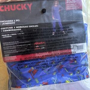 Party City Chucky Child Costume - Blue and Red